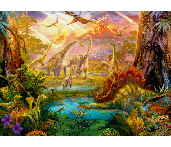 Ravensburger Puzzle 500 pc Land of the Dinosaurs