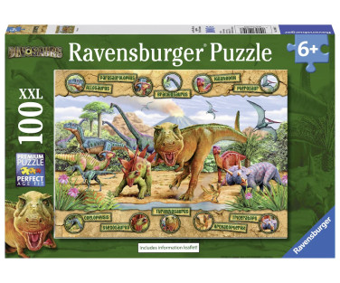 Ravensburger pusle 100 tk Dinosaurused