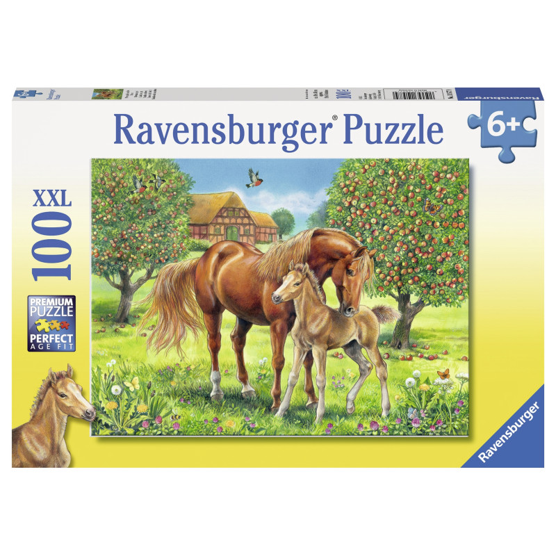 Ravensburger pusle 100 tk Hobused