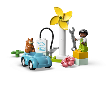 LEGO DUPLO Tuuleturbiin ja elektriauto