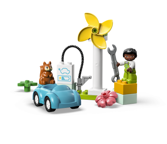 LEGO DUPLO Wind Turbine and Electric Car