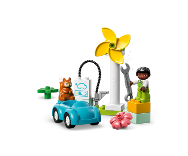 LEGO DUPLO Tuuleturbiin ja elektriauto