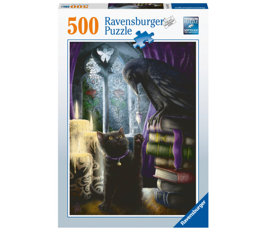 Ravensburger puzzle 500 pc Black Cat and Raven