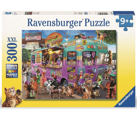 Ravensburger pusle 300 tk Hot dogi järjekord