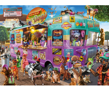 Ravensburger Puzzle 300 pc Hot Dog Queue