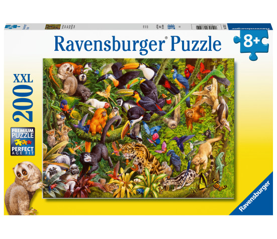 Ravensburger pusle 200 tk Troopiline vihmamets