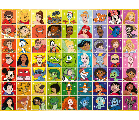 Ravensburger Puzzle 100 pc Disney multiple characters