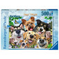 Ravensburger Puzzle 500 pc Selfies Dogs' Delight