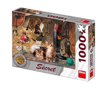 Dino Secret Puzzle 1000 pc Cats