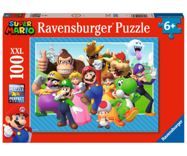 Ravensburger pusle 100 tk Super Mario tiim