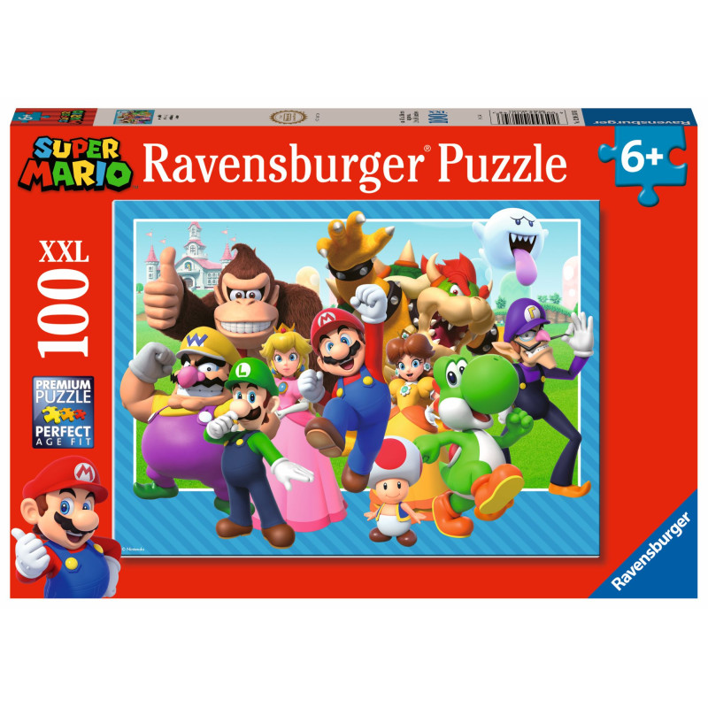 Ravensburger Puzzle 100 pc Super Mario Team