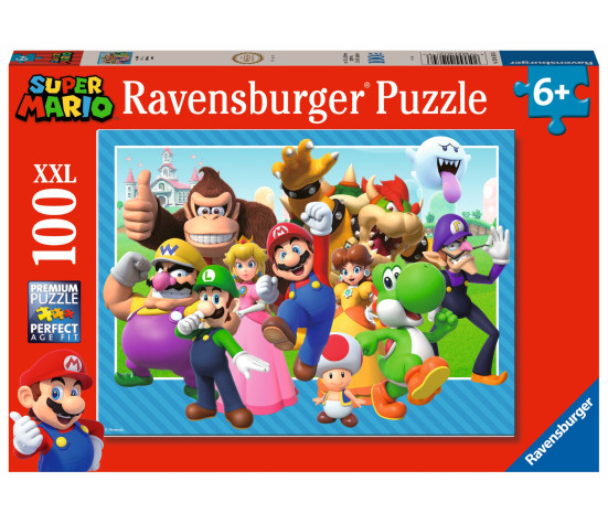 Ravensburger pusle 100 tk Super Mario tiim