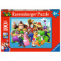 Ravensburger Puzzle 100 pc Super Mario Team