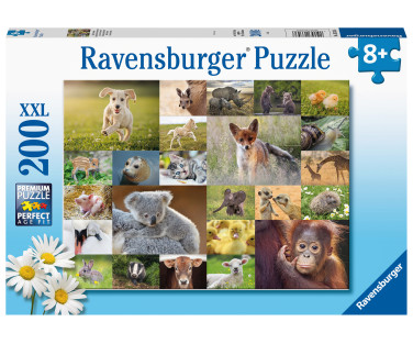 Ravensburger pusle 200 tk Loomalapsed