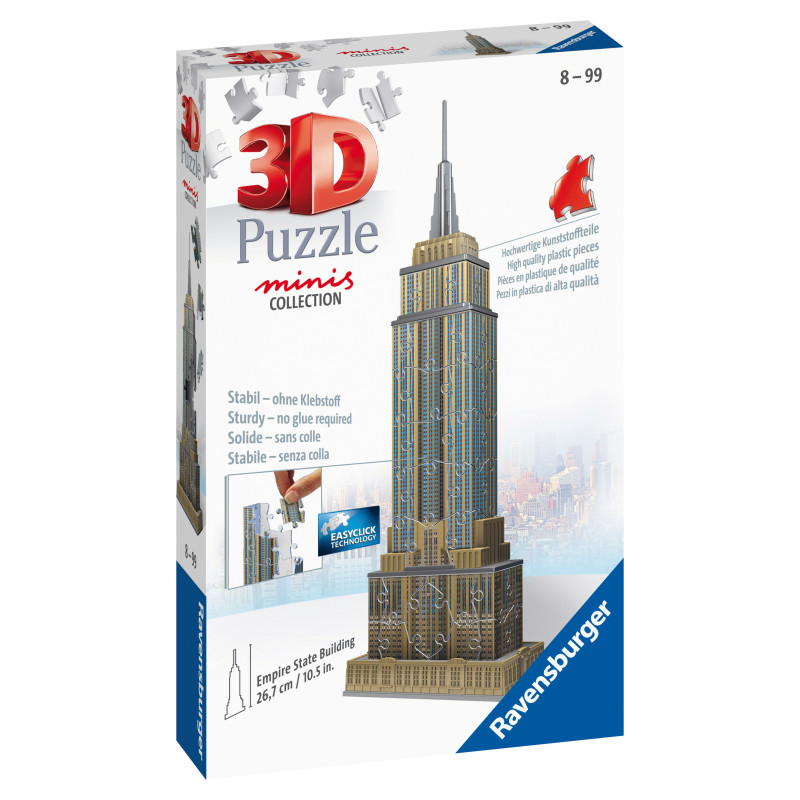 Ravensburger 3D minipusle 66 tk Empire State Building