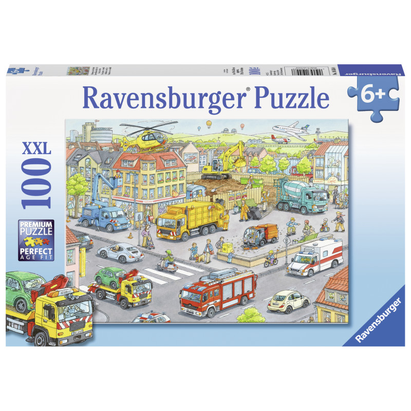 Ravensburger pusle 100 tk Autod linnas