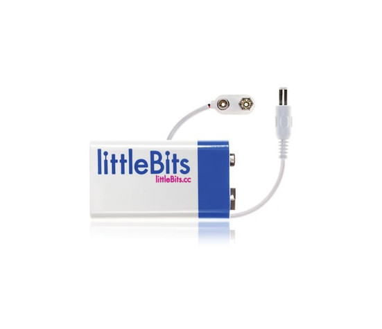 littleBits patarei + kaabel