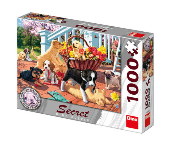 Dino Secret Puzzle 1000 pc Puppies