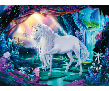 Ravensburger puzzle 300 pc Magic Forest Unicorn