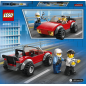 LEGO City Auto tagaajamine politsei mootorrattaga