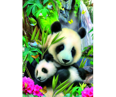 Ravensburger Puzzle 300 pc Cuddling Pandas