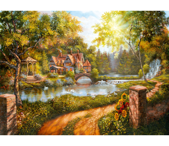 Ravensburger Puzzle 500 pc Country House