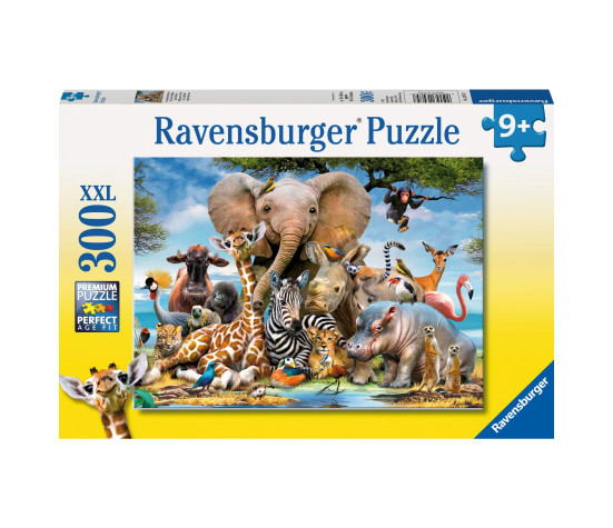 Ravensburger pusle 300 tk Aafrika sõbrad