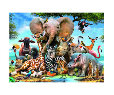 Ravensburger Puzzle 300 pc African Friends