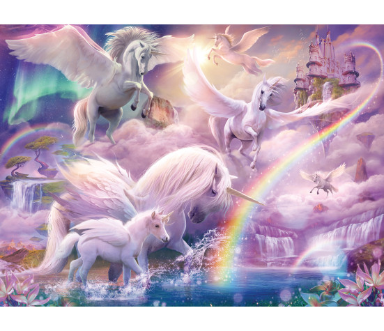 Ravensburger Puzzle 100 pc Pegasus Unicorns