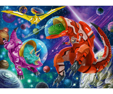 Ravensburger Puzzle 200 pc Space Dinosaurs