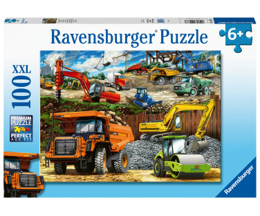 Ravensburger pusle 100 tk Ehitusmasinad