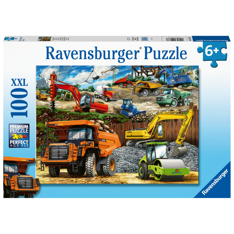 Ravensburger pusle 100 tk Ehitusmasinad