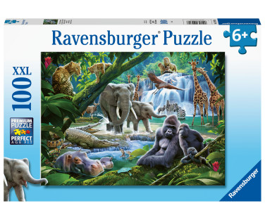 Ravensburger pusle 100 tk Džungli perekond