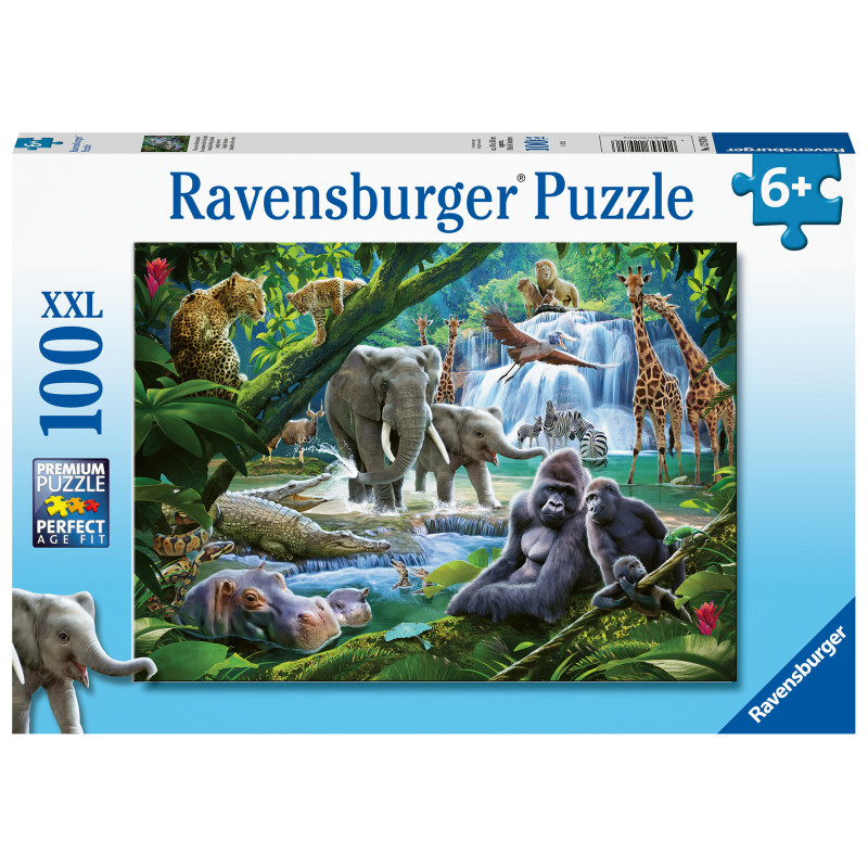 Ravensburger pusle 100 tk Džungli perekond