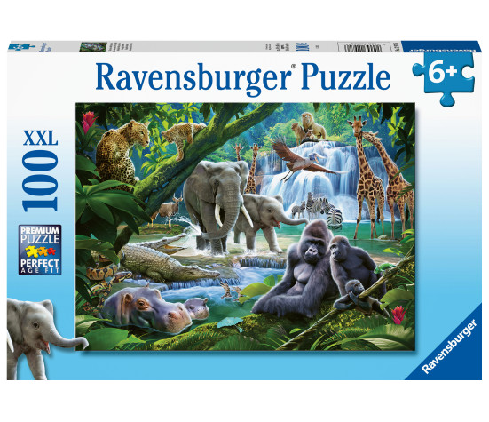 Ravensburger Puzzle 100 pc Jungle family