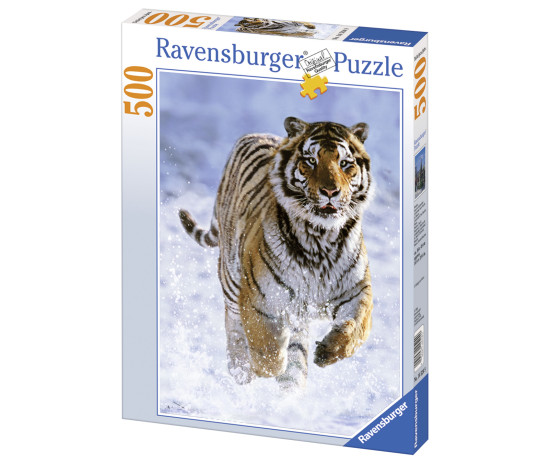 Ravensburger Puzzle 500 pc Tiger in the snow