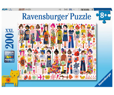 Ravensburger pusle 200 tk Lilled ja sõbrad