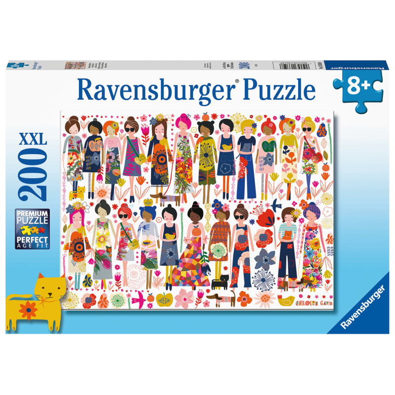 Ravensburger Puzzle 200 pc Flowers and Friends