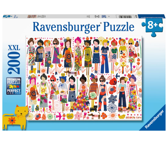 Ravensburger Puzzle 200 pc Flowers and Friends