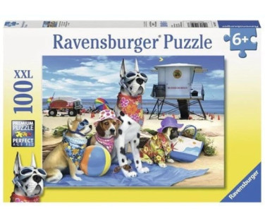 Ravensburger pusle 100 tk Koerad rannas