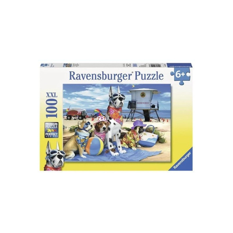 Ravensburger pusle 100 tk Koerad rannas