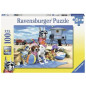 Ravensburger pusle 100 tk Koerad rannas