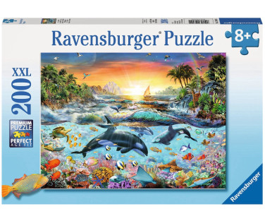 Ravensburger Puzzle 200 pc Orca Paradise