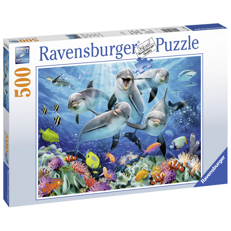 Ravensburger pusle 500 tk Delfiinid