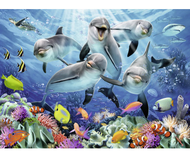 Ravensburger Puzzle 500 pc Dolphins