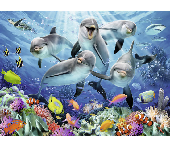 Ravensburger Puzzle 500 pc Dolphins