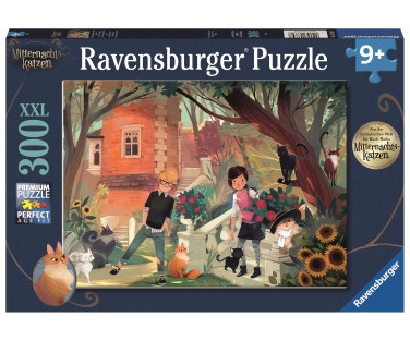 Ravensburger Puzzle 300pc Midnight Cats: Nova ja Henry