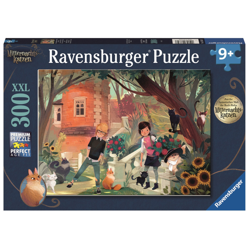 Ravensburger pusle 300 tk Kesköö kassid: Nova ja Henry