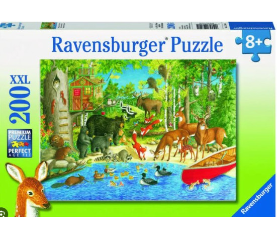 Ravensburger Puzzle 200 pc Woodland Friends