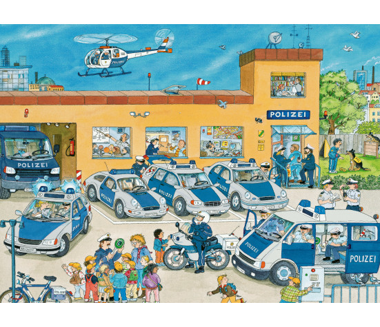 Ravensburger Puzzle 100 pc Police Station